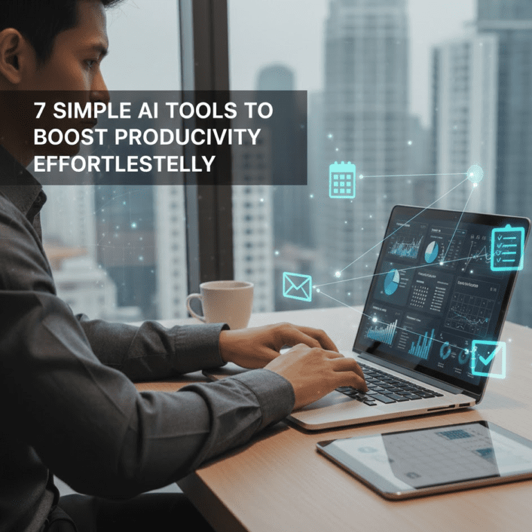 7 Simple AI Tools to Boost Productivity Effortlessly