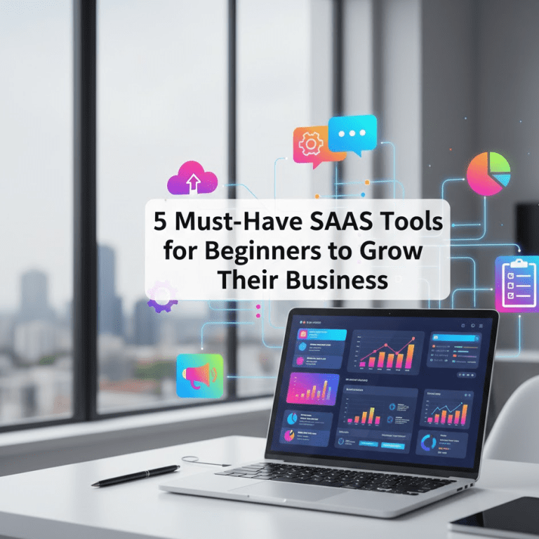 5 Must-Have SaaS Tools for Beginners to Grow Their Business