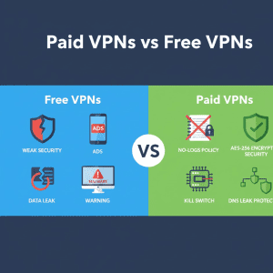 Key Differences Between Paid VPNs vs Free VPNs Security and Privacy