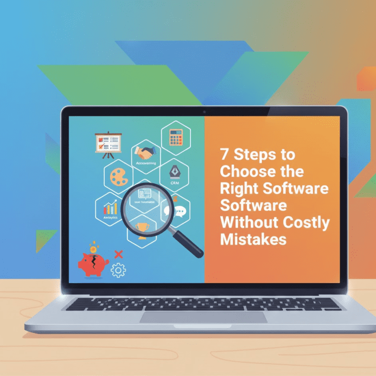 7 Steps to Choose the Right Software Without Costly Mistakes