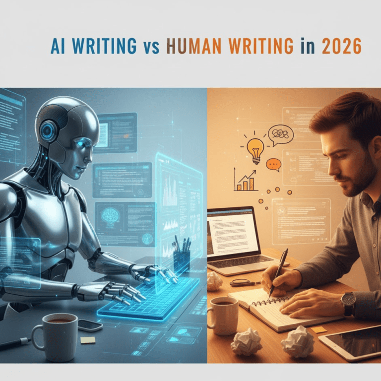 AI Writing vs Human Writing in 2026: A Complete Comparison