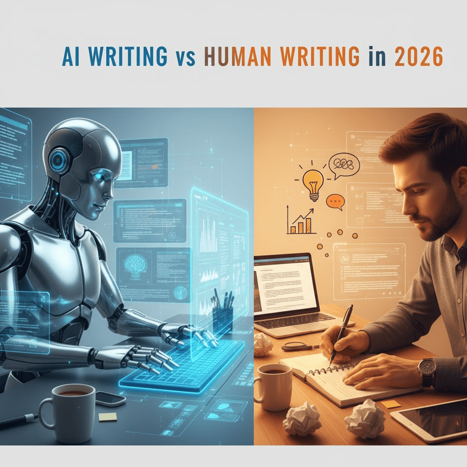 AI Writing vs Human Writing in 2026: A Complete Comparison